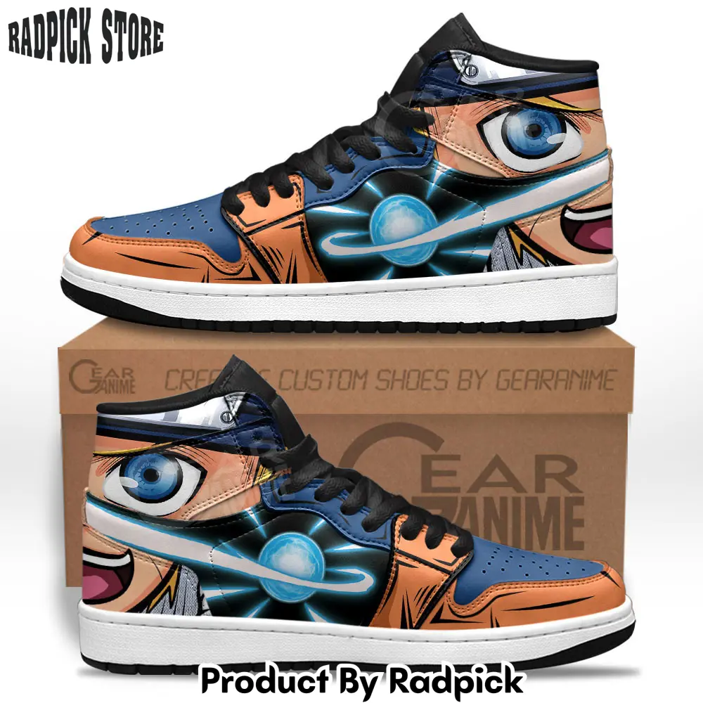 Uzumaki chunin air jordan high top sneakers anime mn13  rp0354393